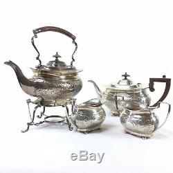 Cheltenham Sheffield England Tipping Tea Kettle Tea Service RARE DESIGN