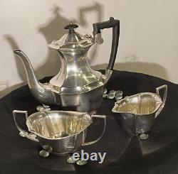 Cheltenham Sheffield Tea Set RARE Silver Plate 02007 serious sale
