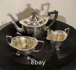 Cheltenham Sheffield Tea Set RARE Silver Plate 02007 serious sale