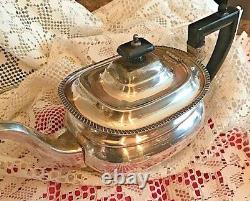Cheltenham Tea Set Tea & Coffee Pot Sugar & Creamer Silver-plate Sheffield