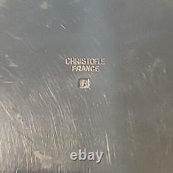 Christofle 5 Pc Silverplated Tea & Coffee Set Lidded Sugar & Creamer Ebony Wood