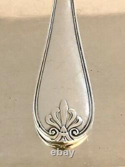Christofle Antique Empire Malmaison Silverplated Tea/coffee Spoons Set Of 6 Pcs
