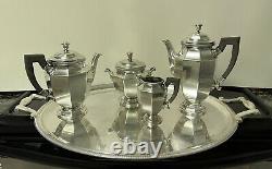 Christofle Colbert Gallia Coffee and Tea Set Silver Plate Sugar and Cream! 5PC