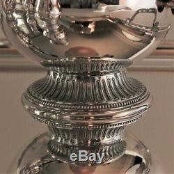 Christofle France Perles Silver Plated Complete Coffee & Tea Service