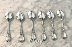 Christofle Marly Silver Plated Coffee/tea Set Of 6 Spoons