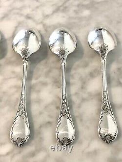 Christofle Marly Silver Plated Coffee/tea Set Of 6 Spoons