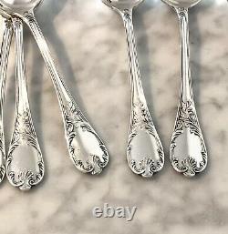 Christofle Marly Silver Plated Coffee/tea Set Of 6 Spoons