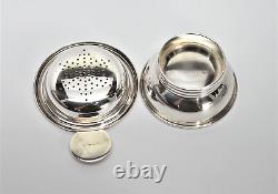 Christofle Silver Plate Tea Pass/Strainer and Drip Cup