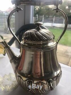 Christofle Sterling Silver Plated Cofee Tea Set! With Samovar