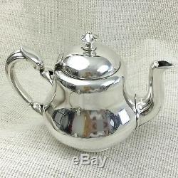 Christofle Teapot Silver Plated Antique French Small Bachelor Breakfast Tea Pot
