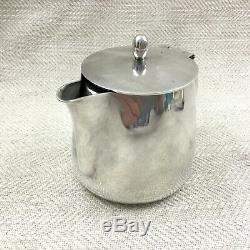 Christofle Teapot Silver plated French Small Bachelor Breakfast Tea Pot Hotel