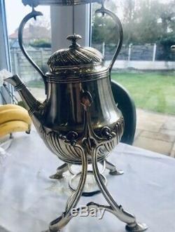 Christofle sterling Silver Plated Art Nouveau Tea Set