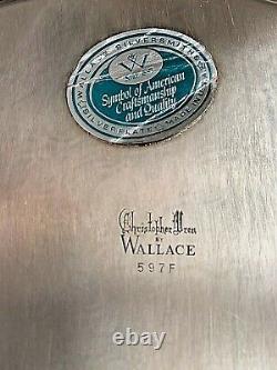 Christopher Wren By Wallace Silverplate Tea & Coffee Service 6 Pcs Set