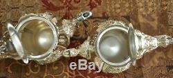 Christopher Wren By Wallace Silverplate Tea & Coffee Service Set 6 Pcs Set