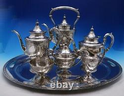 Cinderella by Gorham Sterling Silver Tea Set 7pc with Silverplate Tray (#4719)