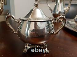 Circa 1870s Oneida USA Silver Plate Tea Set