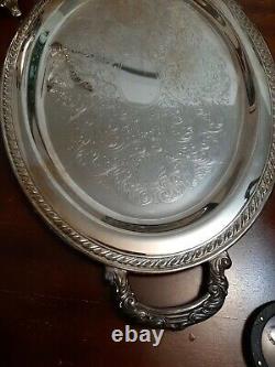 Circa 1870s Oneida USA Silver Plate Tea Set