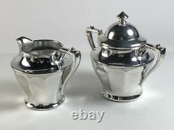 Circa 1900 Richfield Plate Co. Quadruple Silver Plated 3-Piece Tea Set # 3678