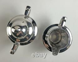 Circa 1900 Richfield Plate Co. Quadruple Silver Plated 3-Piece Tea Set # 3678