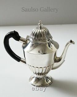 Colonial style Sterling Sliver plate tea pot from prominent estate