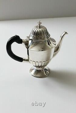 Colonial style Sterling Sliver plate tea pot from prominent estate