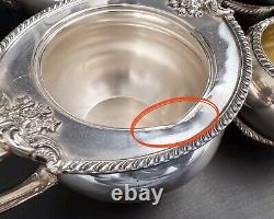 Community Georgian Silver Plate Vtg Coffee Tea Service 5 Piece Set