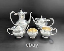 Community Georgian Silver Plate Vtg Coffee Tea Service 5 Piece Set