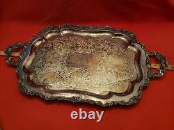 Community Tea Coffee Service 6 Item Set Ascot Sheffield Silver Repousse 30 Tray