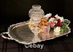 Countess International Silver Plated Large Tray / Serving / Tea Coffee tray