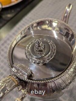 Creswick, Sheffield Silver-Plate, Four-piece Tea Set