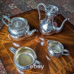 Creswick, Sheffield Silver-Plate, Four-piece Tea Set