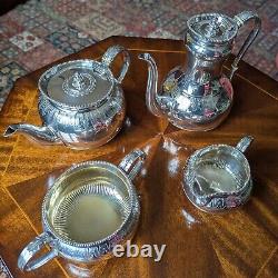 Creswick, Sheffield Silver-Plate, Four-piece Tea Set