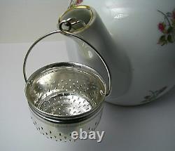 DERBY SILVER PLATED TEA STRAINER TEAPOT SPOUT STRAINER Derby Silver Plate Co