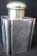 E87h Very Old Signed Silver Plate Over Copper Tea Caddy With 4 Animal Head Crests