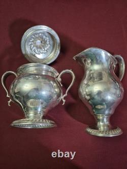 EG Webster And Son St. James Pattern Silver Plate Lot Of 4 Tea Service