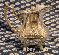EPCA Coffee & Tea set by Poole E. P. C. A. Silver Plate 7 Pc Serving Tray 23 Lbs