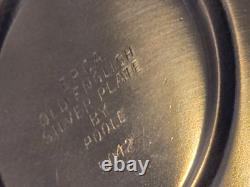 EPCA Coffee & Tea set by Poole E. P. C. A. Silver Plate 7 Pc Serving Tray 23 Lbs