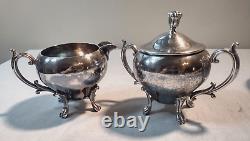 ETON Silver plated tea set VTG 1950's Makers Mark