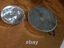 EXQUISITE Antique Smith Rait Silver Plate Tea Service Embossed 4 Pieces