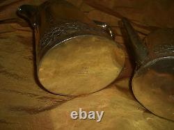 EXQUISITE Antique Smith Rait Silver Plate Tea Service Embossed 4 Pieces