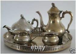 E. P. N. S Silver Plated Tea Set 5 Pieces Very Good Condition
