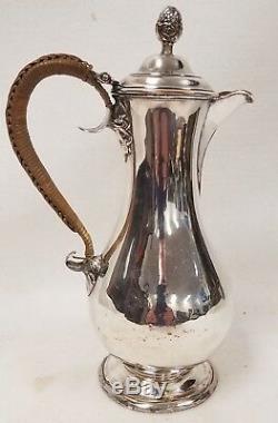 Early Antique Old Sheffield Silver on Copper Chocolate Tea Coffee Pot
