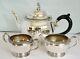 Edwardian Silverplate Tea Set Oneida Silversmiths Teapot, Milk Jug & Sugar Bowl