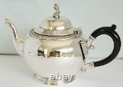 Edwardian SilverPlate Tea Set Oneida Silversmiths Teapot, Milk Jug & Sugar Bowl