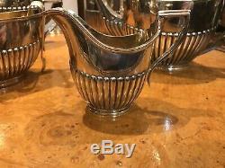 Edwardian Silver Plate Tea And Coffee Set