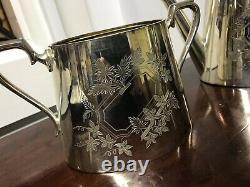 Edwardian Silver Plate Tea / Coffee Set