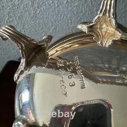El Greco By Reed & Barton Silverplate 5 Piece Tea & Coffee Set Including Tray