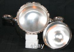 El Greco By Reed & Barton Silverplate 5 Piece Tea & Coffee Set Including Tray