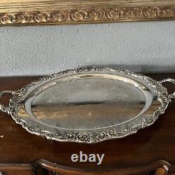 El Greco By Reed & Barton Silverplate 5 Piece Tea & Coffee Set Including Tray