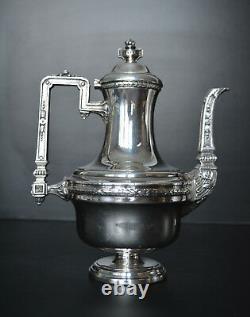 Elegant Silver Plated Silverplate French Coffee Tea Pot